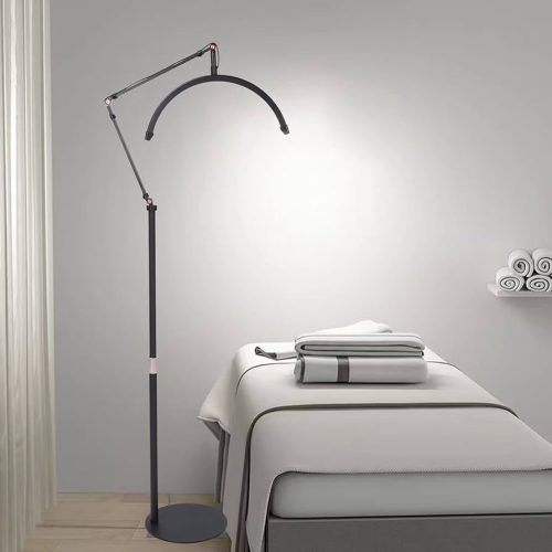 Lampara media luna de pie articulada 120cm altura